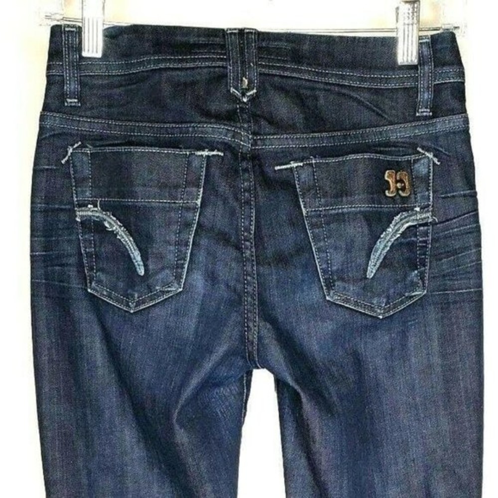 Joe’s Womens Jeans Size 25 Dark Blue Wash Hemmed - Picture 3 of 8